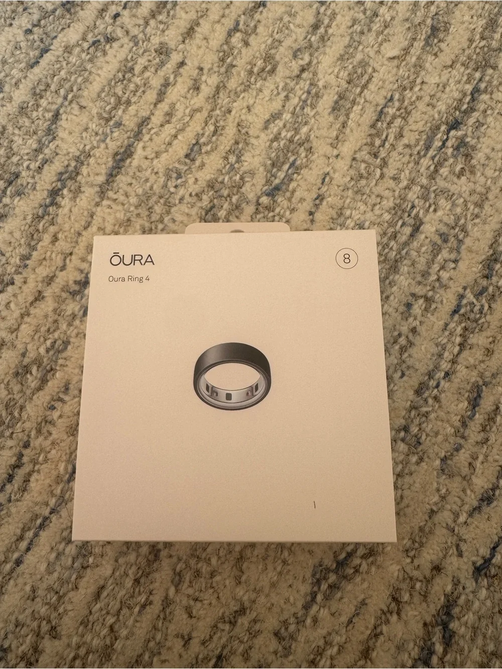 Brand New Oura Ring 4, Stealth, Size 8 (unopened)